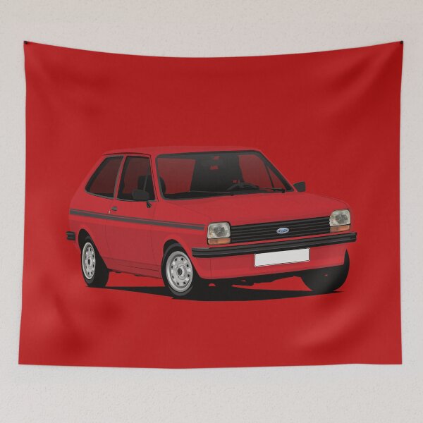 Item preview, Cornering Fiesta Mk1 with Black Stripes designed and sold by knappidesign.