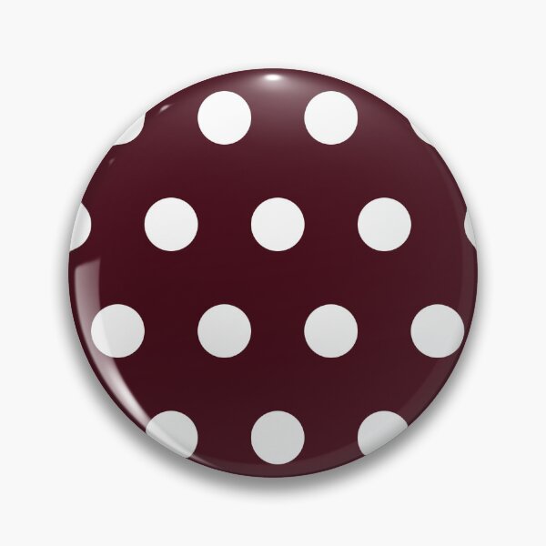 Item preview, Large white polka dots on burgundy designed and sold by Nolan6.