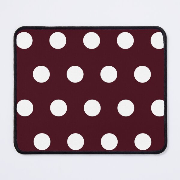 Item preview, Large white polka dots on burgundy designed and sold by Nolan6.