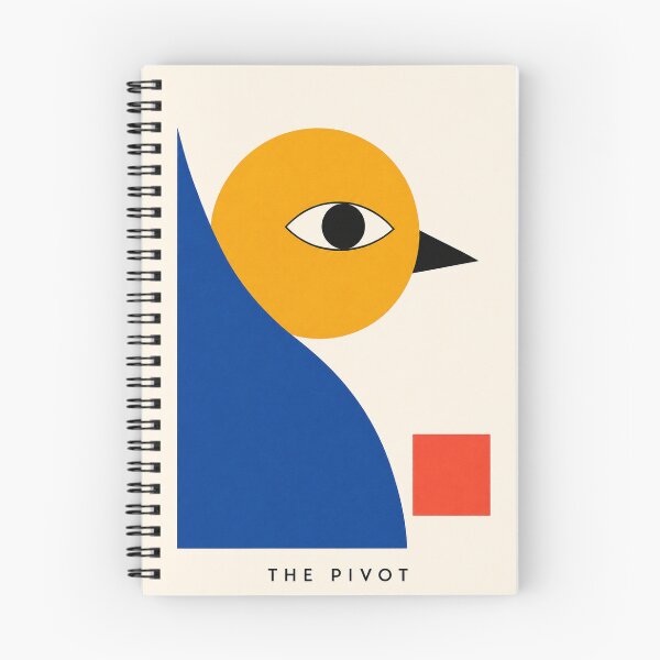 Item preview, "The Pivot " | Mid-Century Bird Art designed and sold by Filora Atelier | Bird Art.