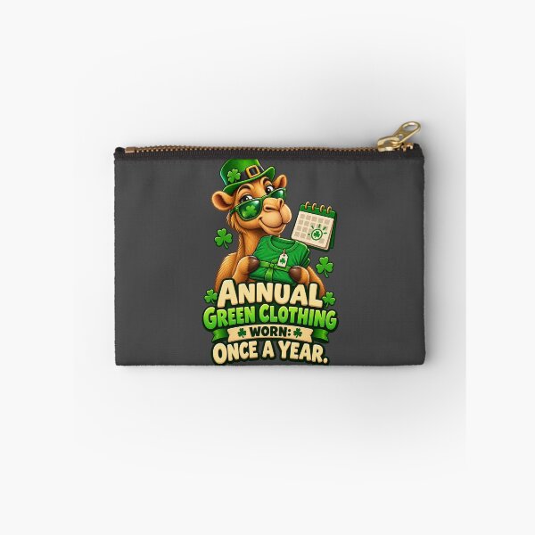 Item preview, Annual Green Clothing, Worn Once A Year – Funny Graphic T-Shirt designed and sold by Camel & Quirk.