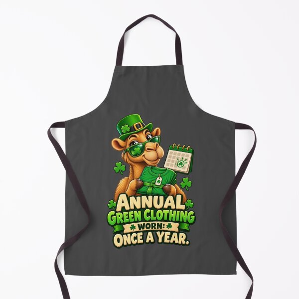 Item preview, Annual Green Clothing, Worn Once A Year – Funny Graphic T-Shirt designed and sold by Camel & Quirk.