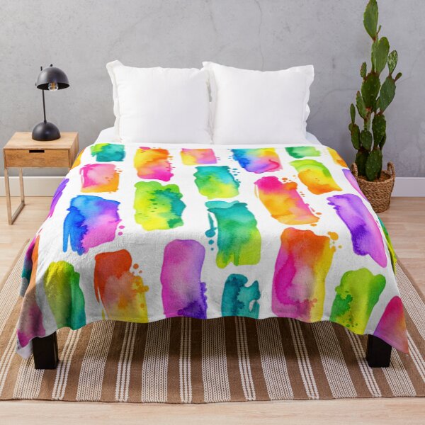 Item preview, Vibrant Watercolor Brushstroke Pattern designed and sold by Fun In The Sun .