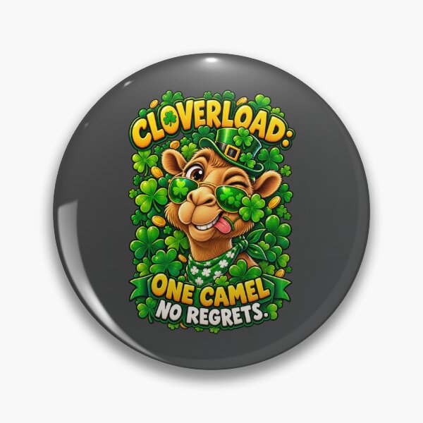 Artikelvorschau, Cloverload, One Camel, No Regrets – Lustiges Grafik-T-Shirt entworfen und verkauft von Camel & Quirk.