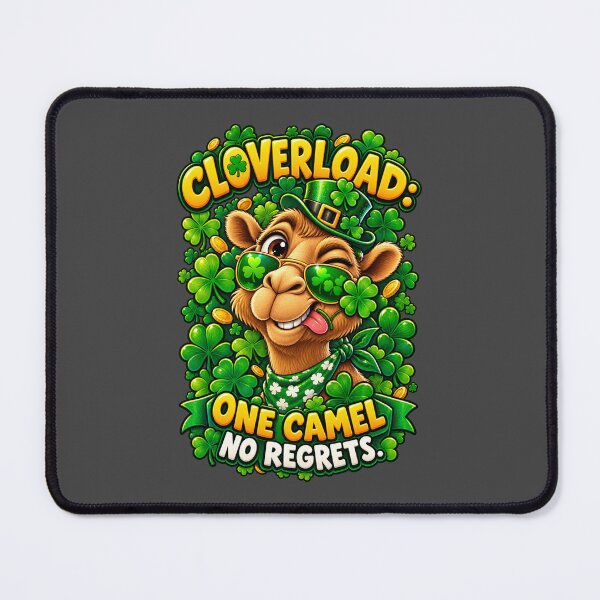 Item preview, Cloverload, One Camel, No Regrets – Funny Graphic T-Shirt designed and sold by Camel & Quirk.