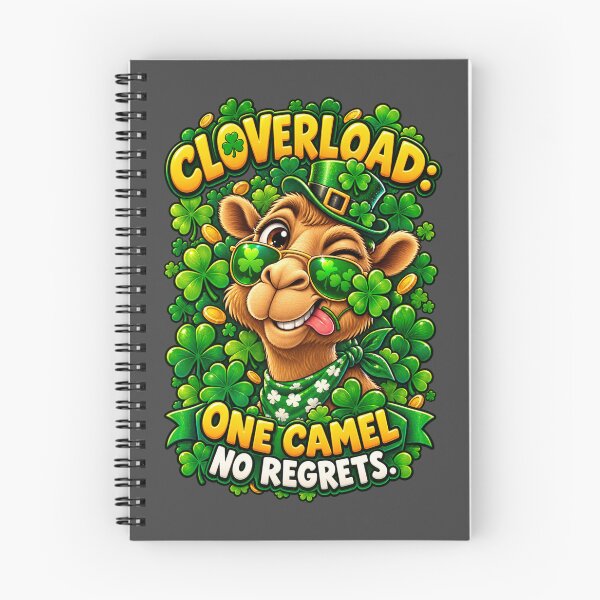 Item preview, Cloverload, One Camel, No Regrets – Funny Graphic T-Shirt designed and sold by Camel & Quirk.