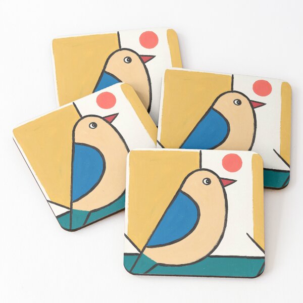 Item preview, Ziggy the Mid-Century Voyager Bird Art designed and sold by Filora Atelier | Bird Art.