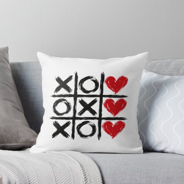 Item preview, Three hearts win at tic-tac-toe designed and sold by sasaPRO.