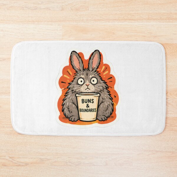 Item preview, Bunny Drinking Coffee designed and sold by bymtsef.