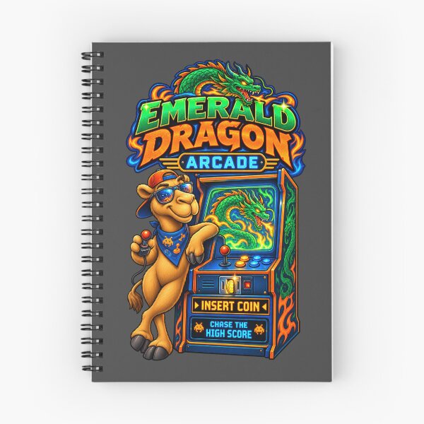 Item preview, Emerald Dragon Arcade – Funny Irish St. Patrick's Day Graphic T-Shirt designed and sold by Camel & Quirk.