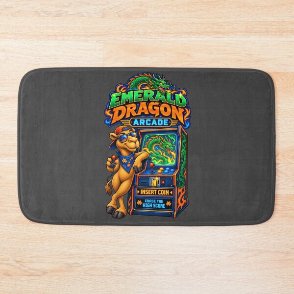 Artikelvorschau, Emerald Dragon Arcade – Lustiges irisches St. Patrick's Day T-Shirt mit Grafik entworfen und verkauft von Camel & Quirk.