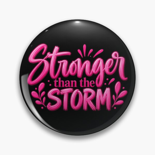 Item preview, Stronger Than the Storm – Powerful Resilience & Motivation Quote designed and sold by JeraiffsonCorner .