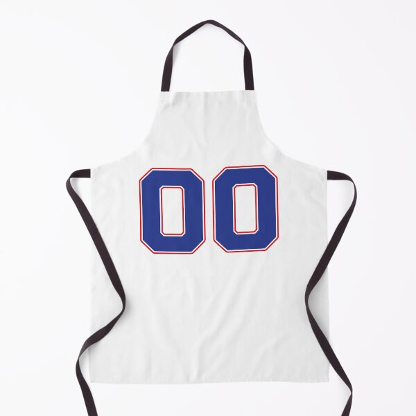 Item preview, 00 | Jersey Number 00 | Shirt Number 00 (Blue / Red) designed and sold by STUDIO-72.