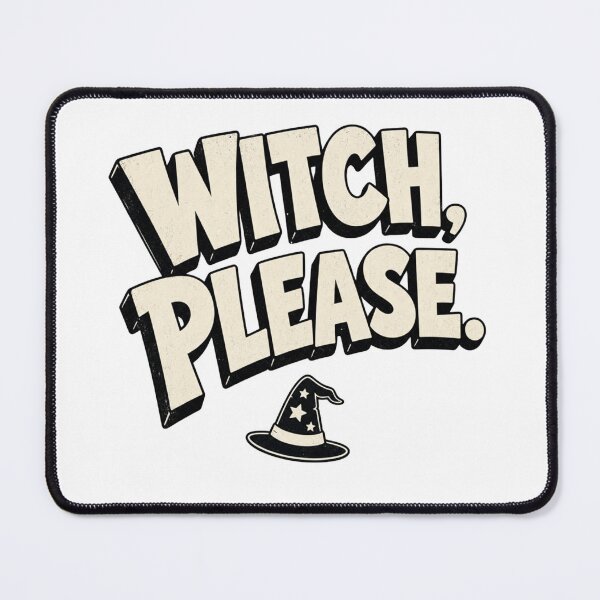 Item preview, Witch Please Funny Sassy Witch Retro Halloween Art designed and sold by SedaMythica.