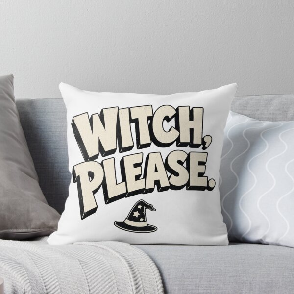 Item preview, Witch Please Funny Sassy Witch Retro Halloween Art designed and sold by SedaMythica.