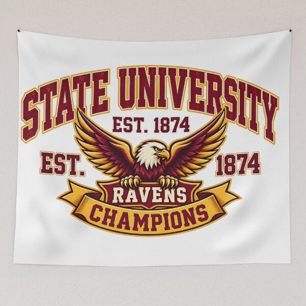 Item preview, Universidad Estatal Est. 1874 Ravens Campeones para Atletas académicos designed and sold by Afnan Store.