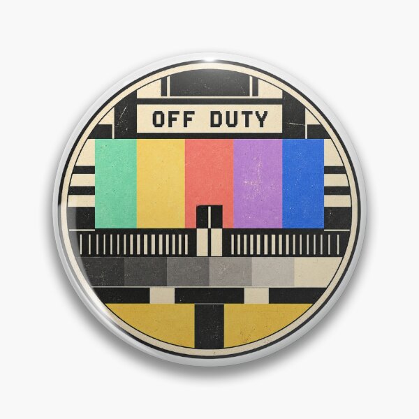 Item preview, Off-duty and retro TV test pattern designed and sold by sasaPRO.