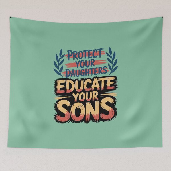 Item preview, Protect Your Daughters Educate Your Sons - Empowering Message designed and sold by Endless7Art.