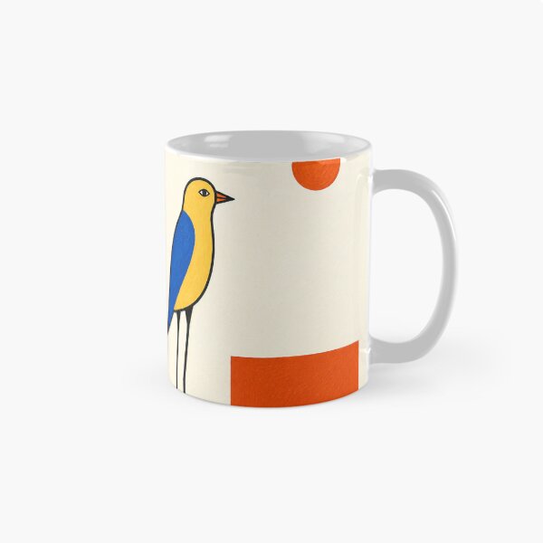 Item preview, "Tall Bird at Dusk" - Modern Bird Art  designed and sold by Filora Atelier | Bird Art.