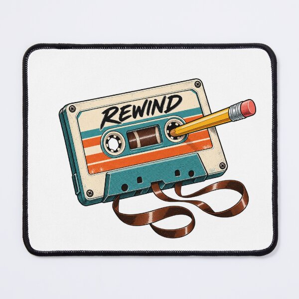 Item preview, Rewind my day on retro cassette designed and sold by sasaPRO.