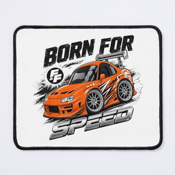 Item preview, Born For Speed Cartoon Japanese JDM Drift Sports Car designed and sold by gwynnoble.