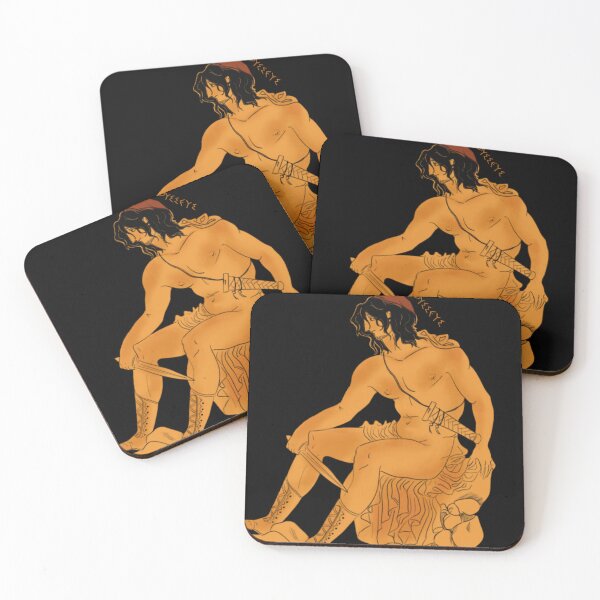 Item preview, Odysseus,greek red figure amphora picture made by a greek (Me!) designed and sold by Artequalshuman.