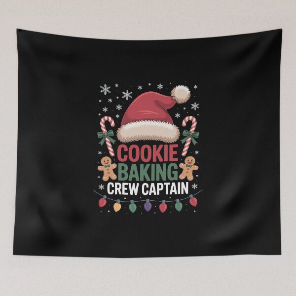 Item preview, Cookie Baking Crew Captain – Christmas Holiday Baker Ar designed and sold by jkrphoto.