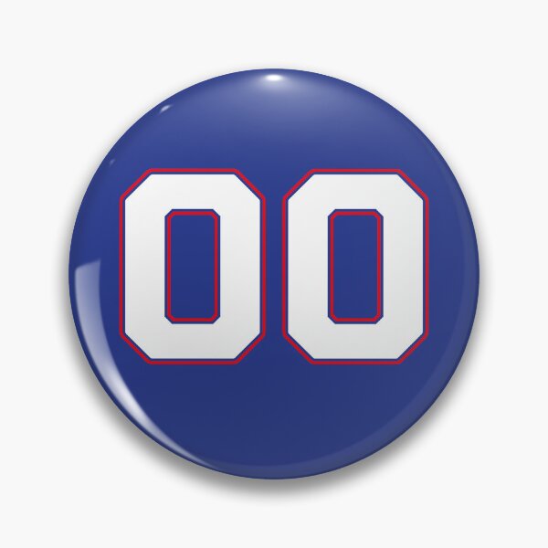 Item preview, 00 | Jersey Number 00 | Shirt Number 00 (White / Red) designed and sold by STUDIO-72.