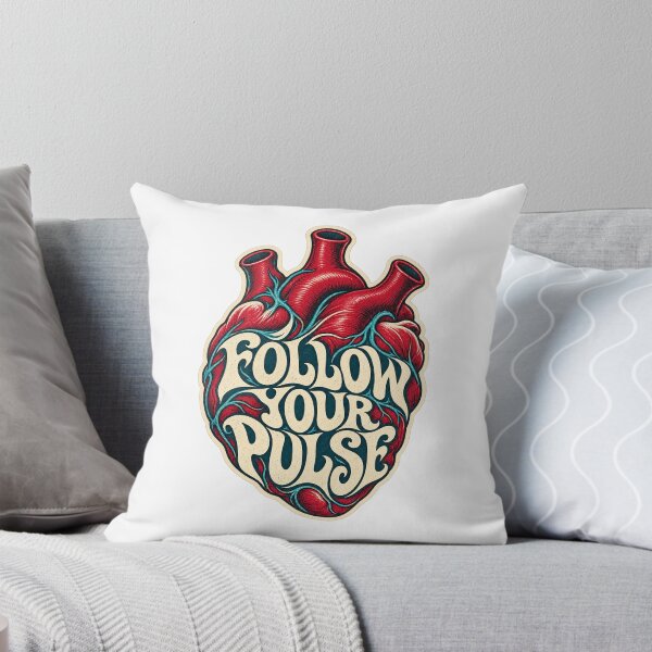 Aperçu de l'œuvre Follow your pulse et cœur anatomique créée et vendue par sasaPRO.