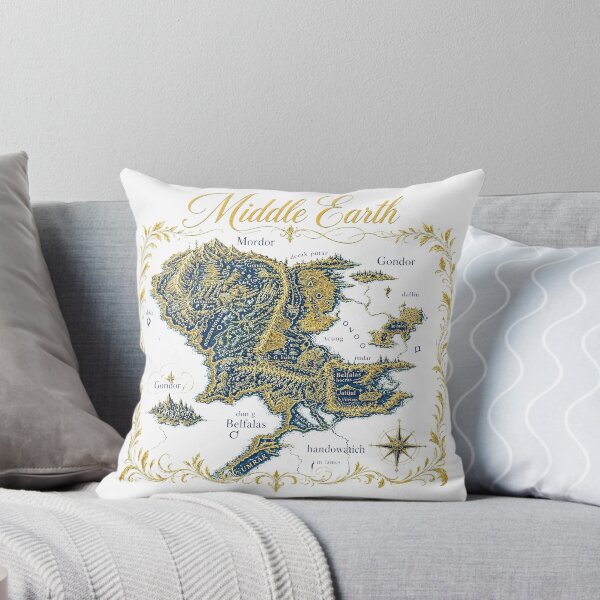 Item preview, Vintage Fantasy Kingdom Continent Cartography Map Art designed and sold by gwynnoble.