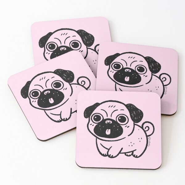 Item preview, I love PUGS! designed and sold by PickledjoArt.