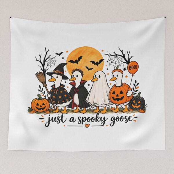 Item preview, Spooky Goose Sublimation, Retro Goose Halloween designed and sold by River Silva.