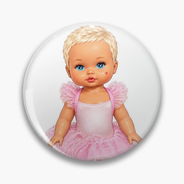 Item preview, Lil'Miss Ballerina modern blonde haircut designed and sold by LLSwiss.