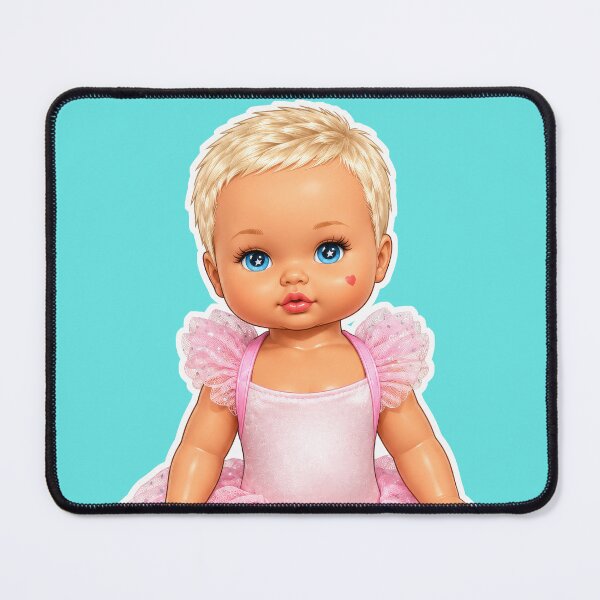Item preview, Lil'Miss Ballerina modern blonde haircut designed and sold by LLSwiss.