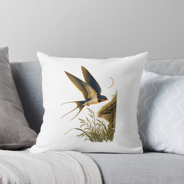 Item preview, Swallow Bird | Vintage Folklore Homecoming Art | Birdwatcher Luck Gift designed and sold by Brackenlume Studio.