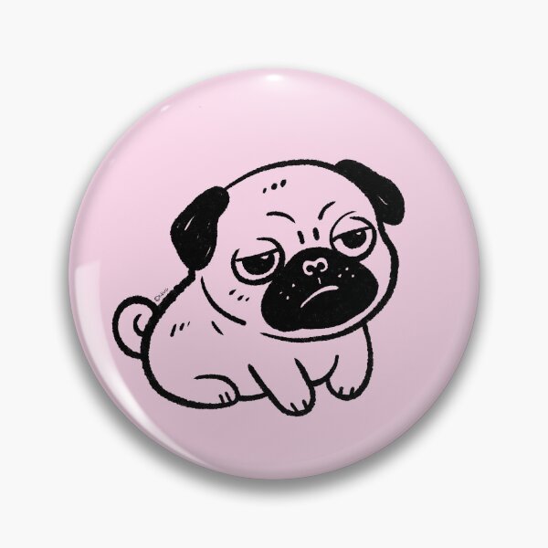 Item preview, Grumpy Pug designed and sold by PickledjoArt.