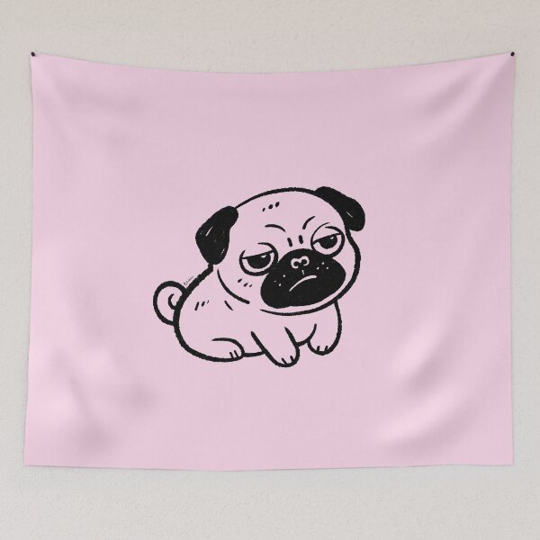 Item preview, Grumpy Pug designed and sold by PickledjoArt.