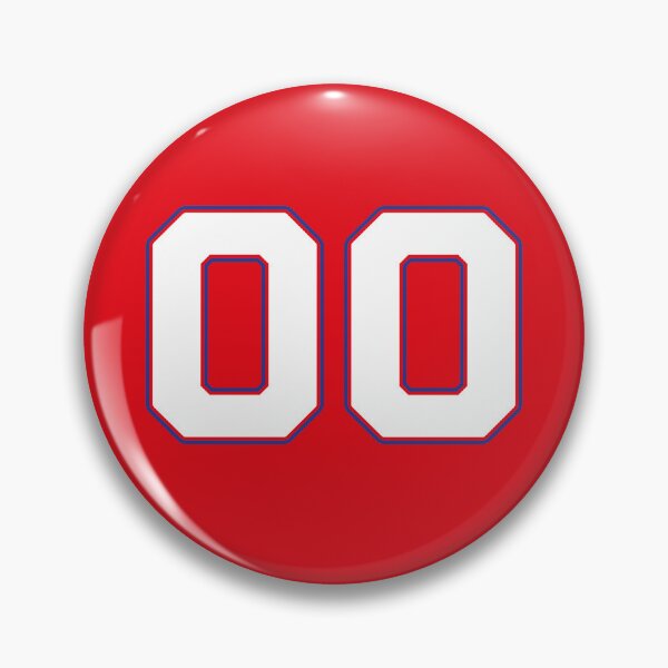 Item preview, 00 | Jersey Number 00 | Shirt Number 00 (White / Blue) designed and sold by STUDIO-72.