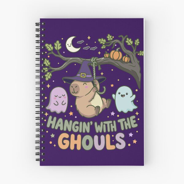 Item preview, Hanging With The Ghouls - Cute Spooky Capybara Halloween designed and sold by cloneshark.