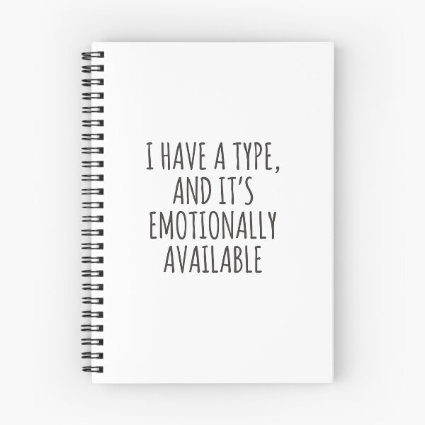 Item preview, Funny Emotionally Available Dating Quote Minimalist Typography    designed and sold by Designart68.