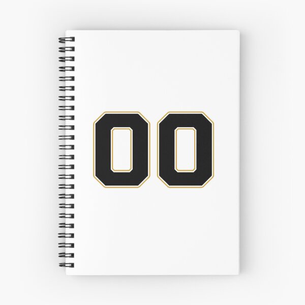 Item preview, 00 | Jersey Number 00 | Shirt Number 00 (Black / Gold) designed and sold by STUDIO-72.