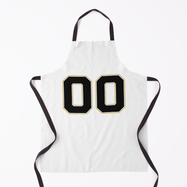 Item preview, 00 | Jersey Number 00 | Shirt Number 00 (Black / Gold) designed and sold by STUDIO-72.