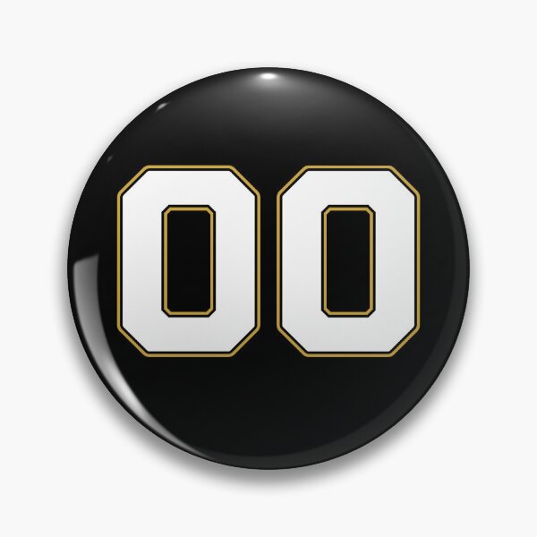 Item preview, 00 | Jersey Number 00 | Shirt Number 00 (White / Gold) designed and sold by STUDIO-72.