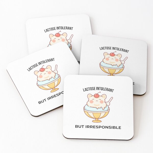 Item preview, Lactose Intolerant But Irresponsible Black Font Funny Ice Cream Meme designed and sold by kristy1003.