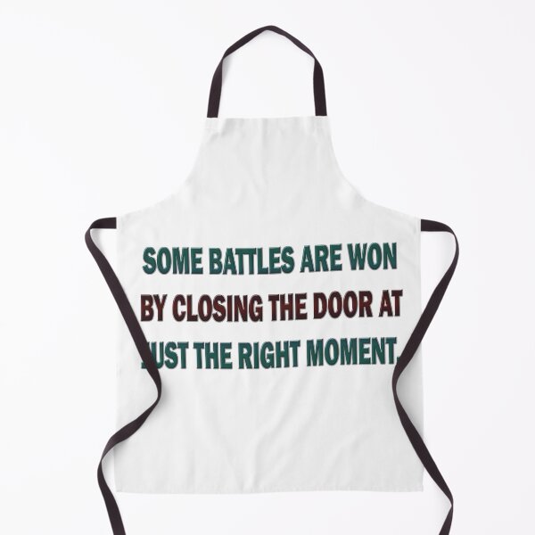 Item preview, Some battles are won by closing the door at just the right moment. designed and sold by Yamy Morrell Art and Design.