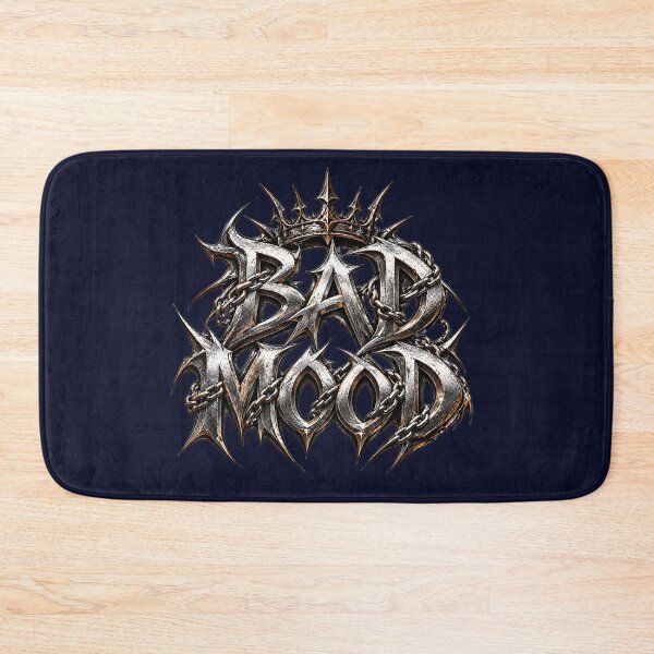 Item preview, Bad Mood Dark Fantasy Blasphemy Metal Logo designed and sold by charmaroundyou.