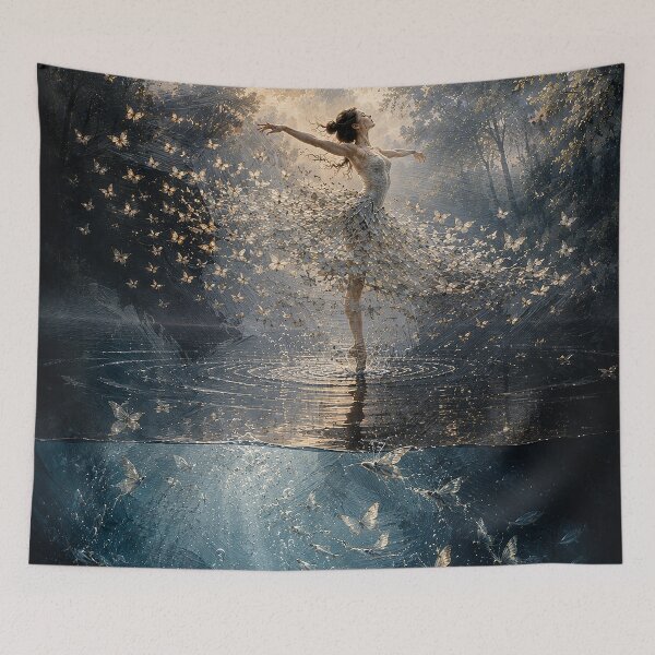 Item preview, Butterfly Ballet – The Dancer and the Butterflies designed and sold by TrueWoven Studio.