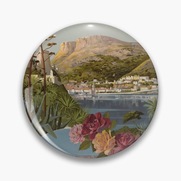 Item preview, Vintage Monaco Travel Poster | Art Nouveau Style | Scenic Mediterranean View | Luxurious Architecture | Hugo d'Alesi Print designed and sold by artofuniverse.