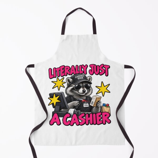 Item preview, jimothy Raccoon, Cashier T-Shirt, Raccoon cashier Gifts, Funny Animal, sarcastic humor designed and sold by anouaroh.