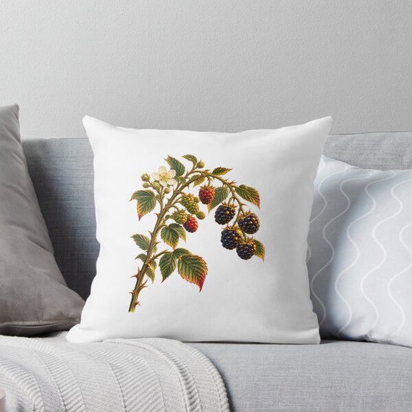 Aperçu de l'œuvre Bénédicte botanique de mûrier | Illustration vintage de récolte de haies | Cadeau pour cueilleur créée et vendue par Brackenlume Studio.